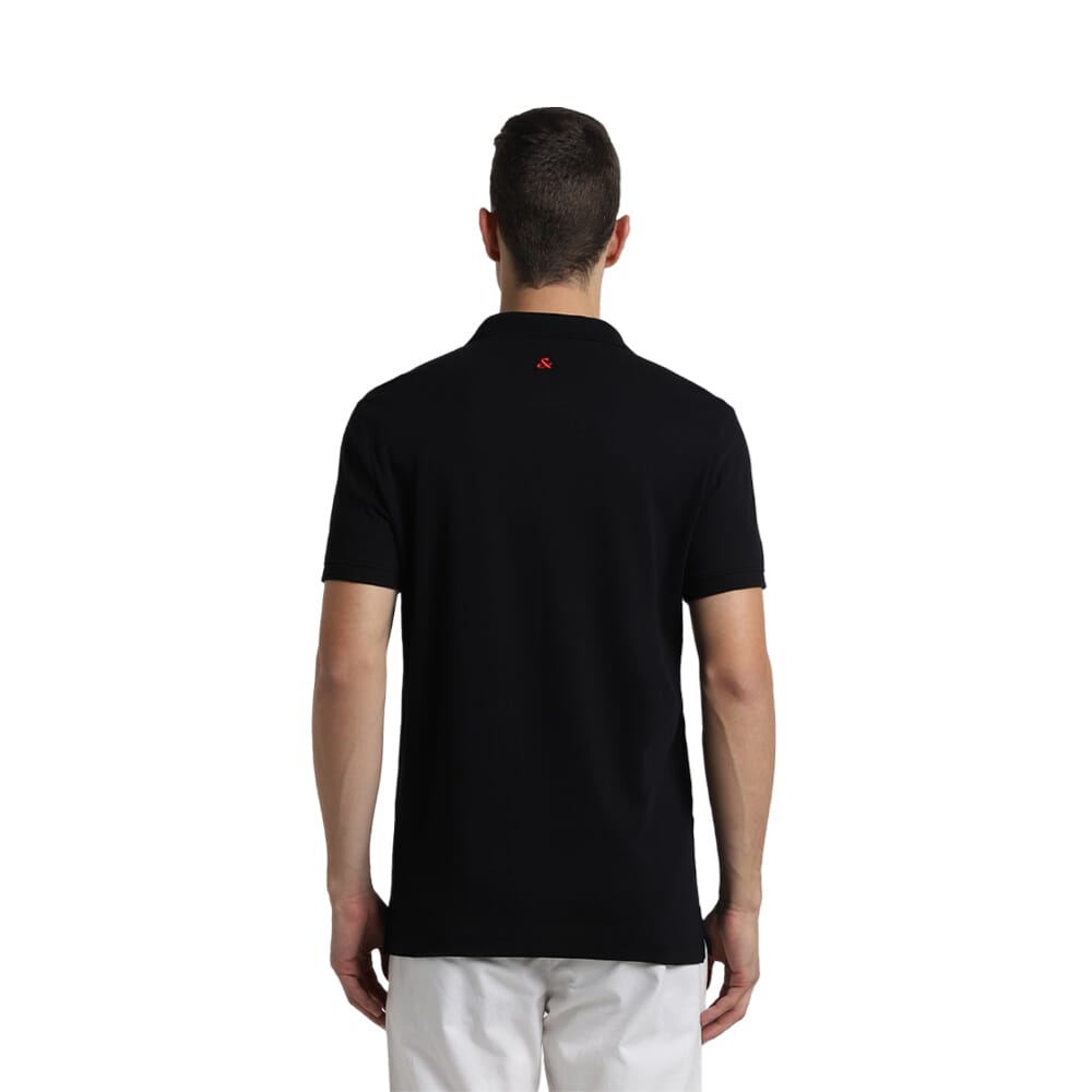 Jack & Jones Interlock Polo T-shirt -Black